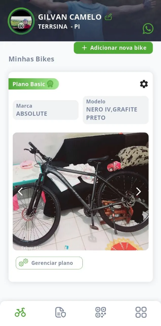 BICICLETA Absolute Nero IV Grafite Preta * WHATSAPP