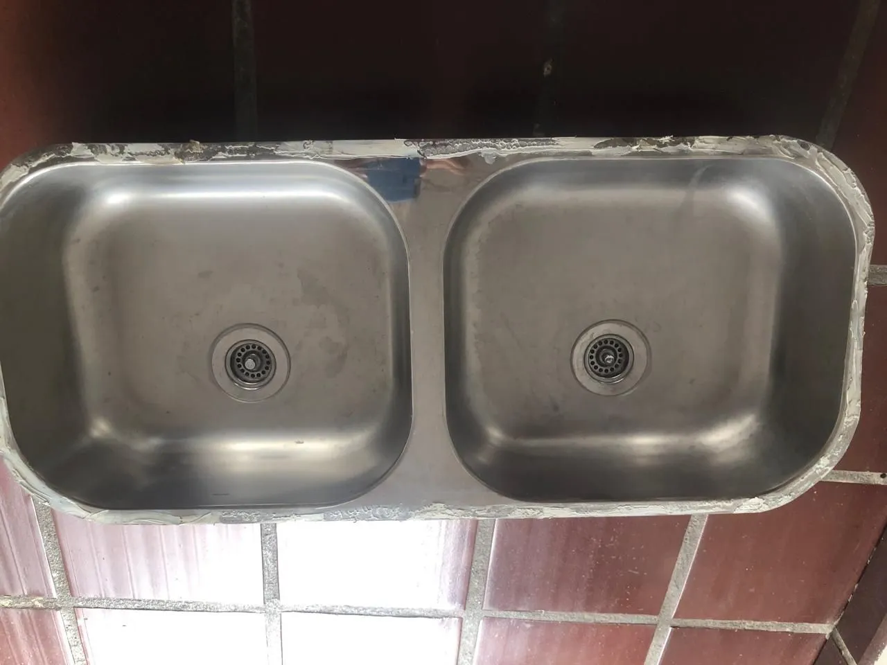Cuba dupla NOVA de aço inox DOCOL