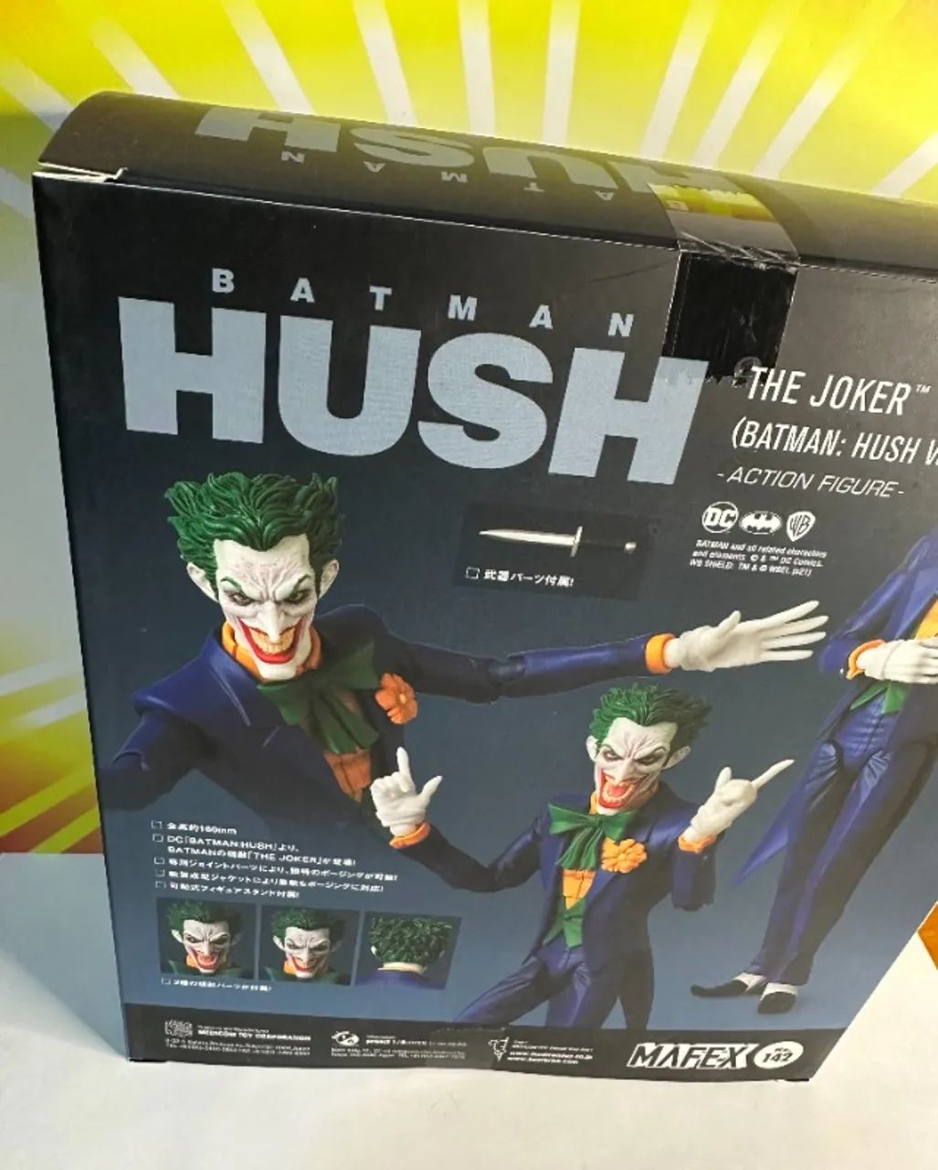 未開封 マフェックス No.142 JOKER HUSH ver Medicom DC Comics: boneco Hush Coringa Mafex multicolorido