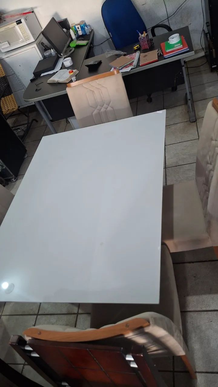 Mesa sem avarias tampo off White  - Foto 3