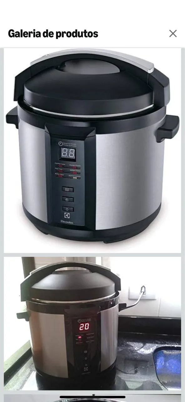Panela pressão Elétrica Electrolux Chef PCC10 (usada poucas vezes/nova) - Foto 4
