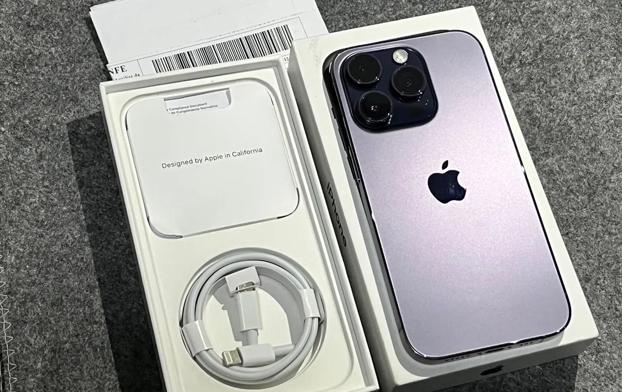 iPhone 14 Pro 512GB/Caixa e Acessórios NF - Celulares e