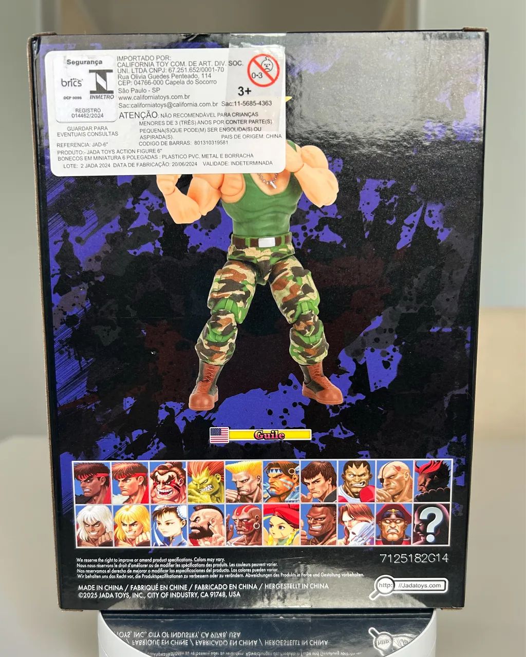 Guile Street Fighter Jada action figure boneco - Foto 4