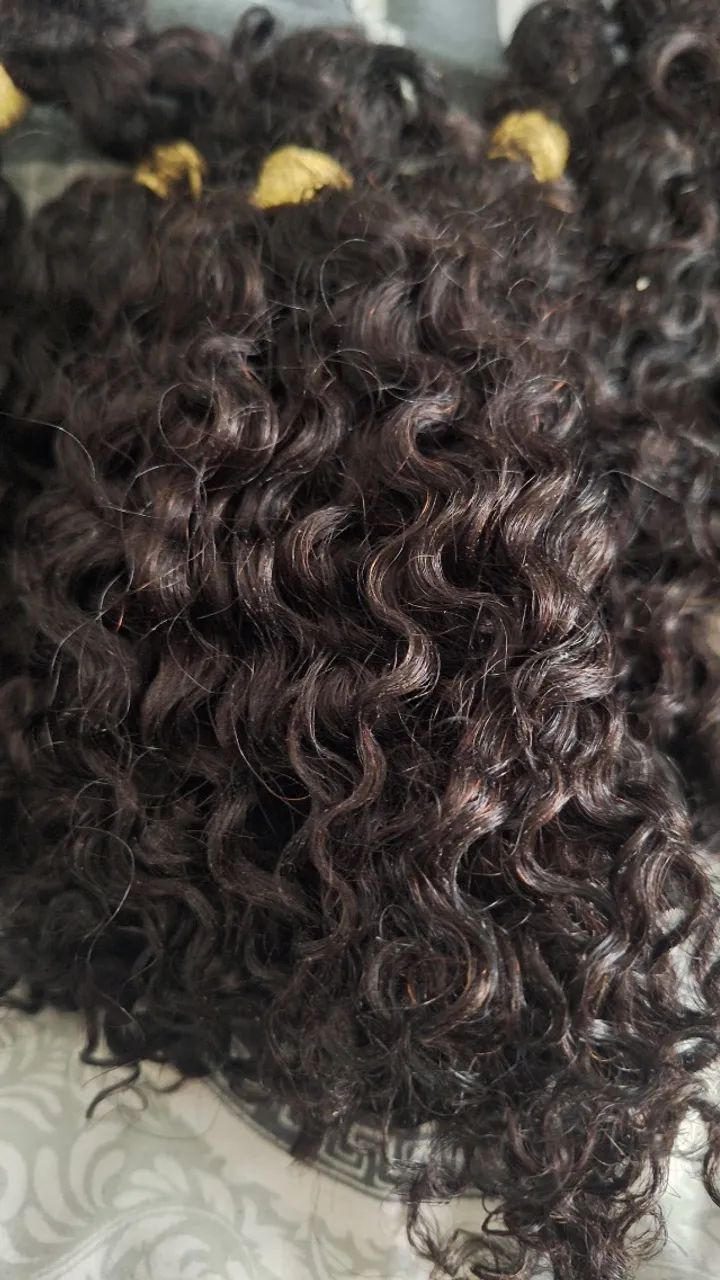 Cabelo Humano Cacheado natural Mega Hair - Foto 5