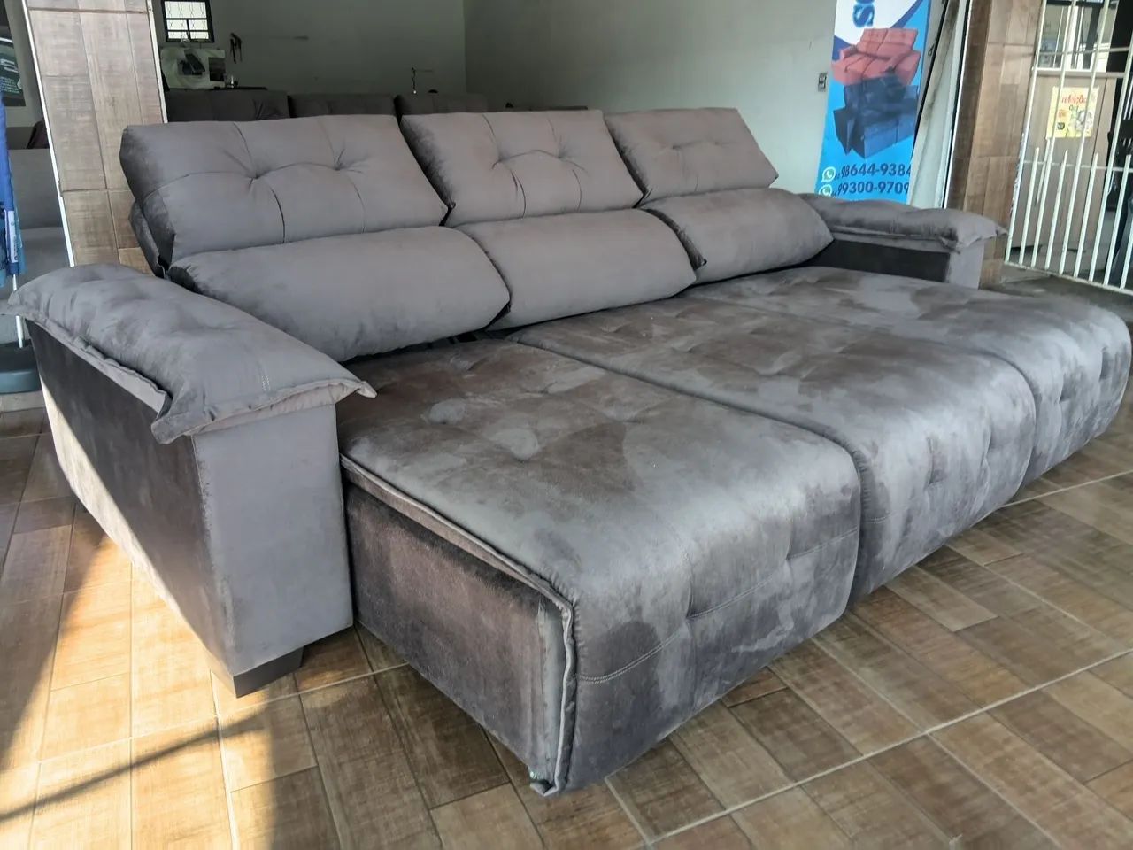 Sofá Retrátil e Reclinavel Pronto Entrega.  - Foto 3