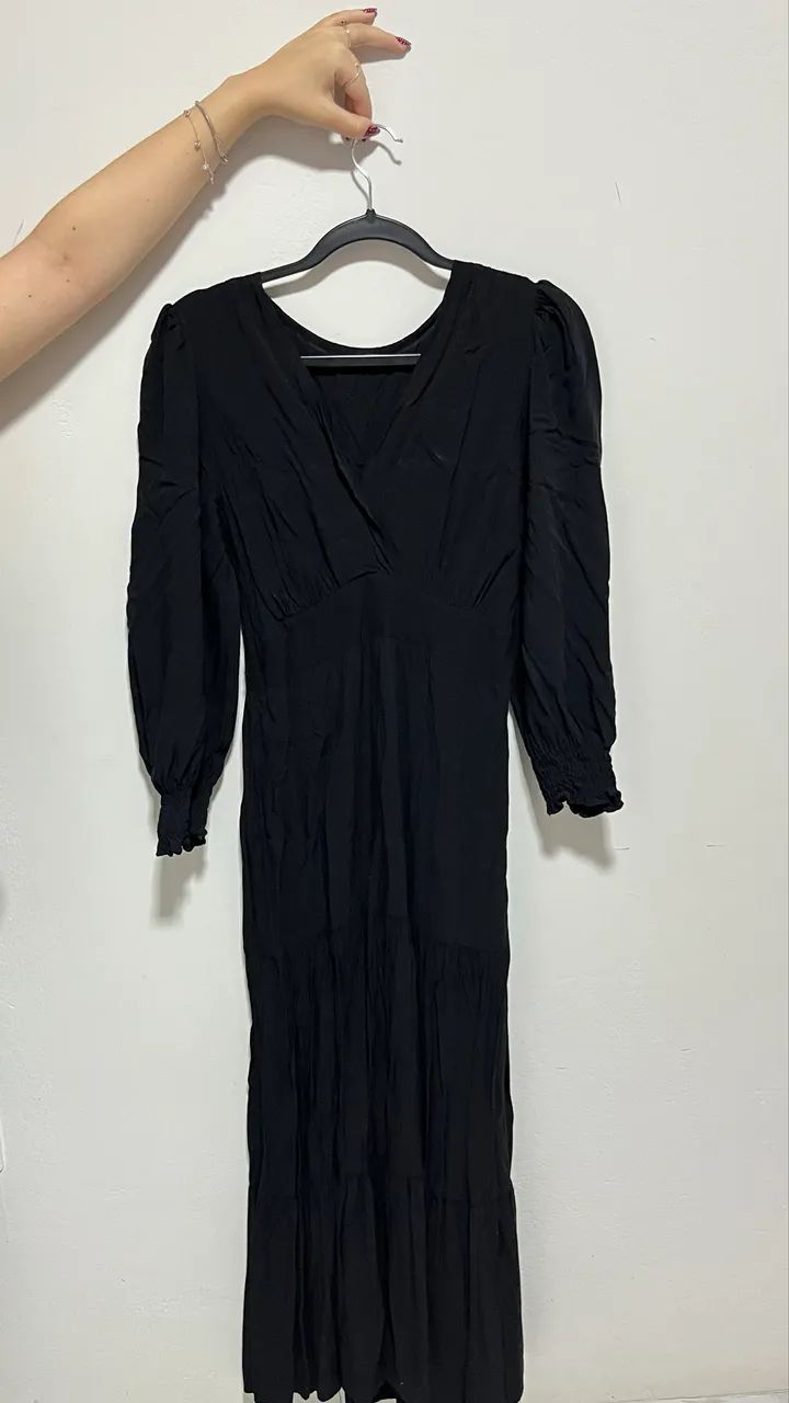 Vestido social preto 