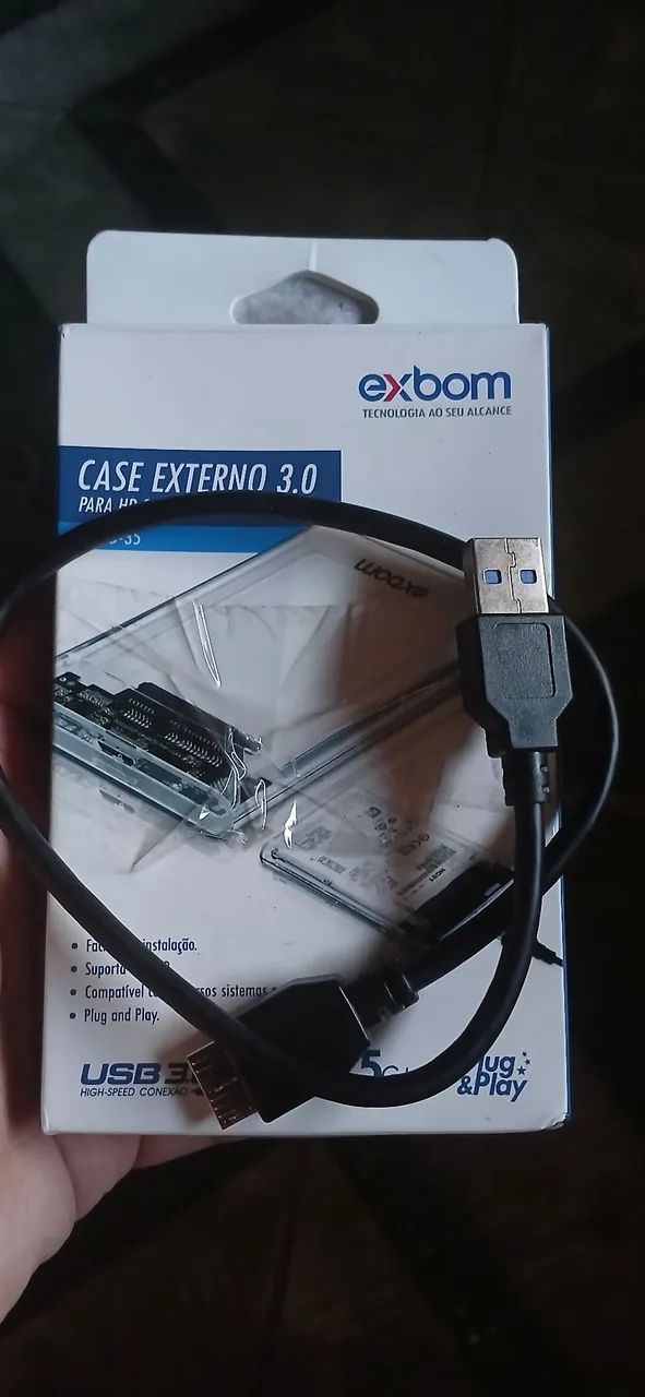 HD Externo WD Blue 1TB USB 3.0 - Novo - Foto 2