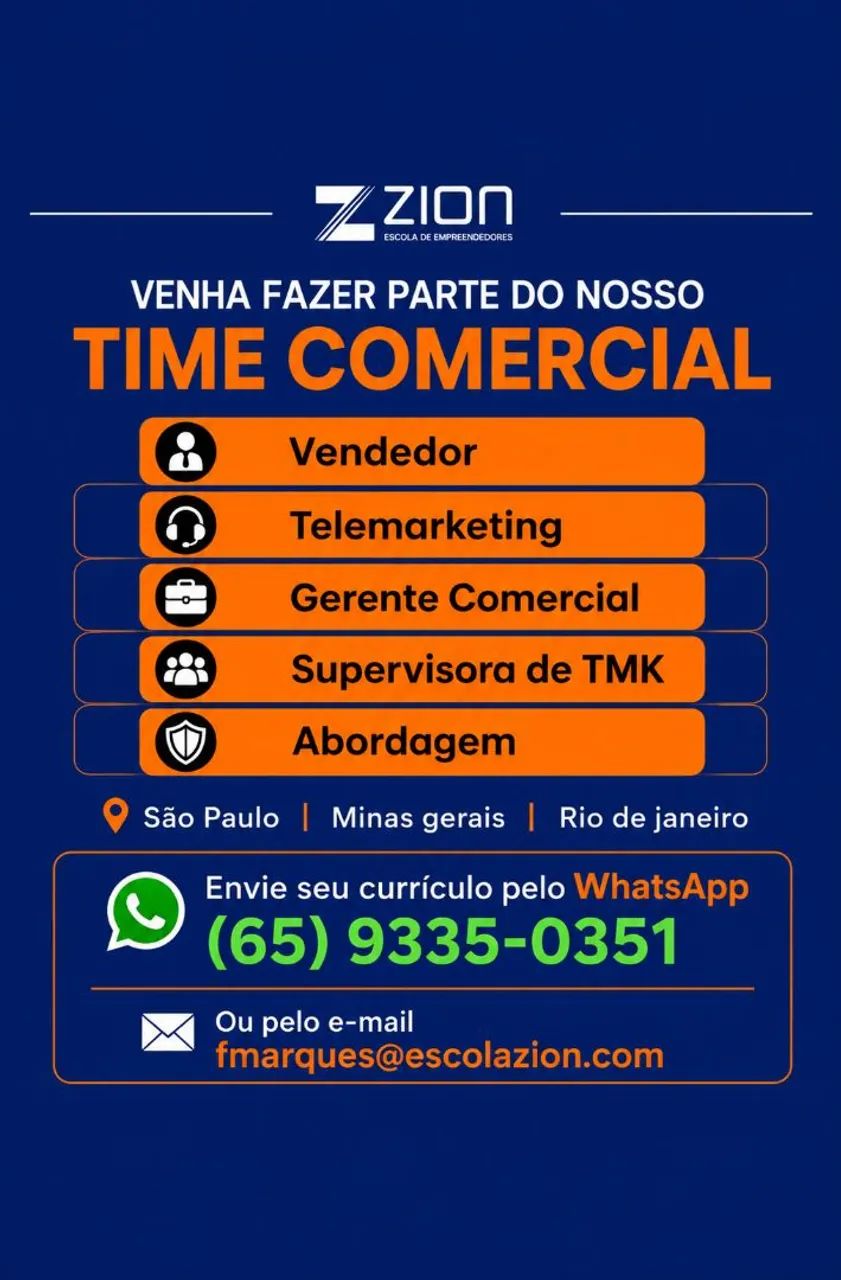 QUER TRABALHAR?