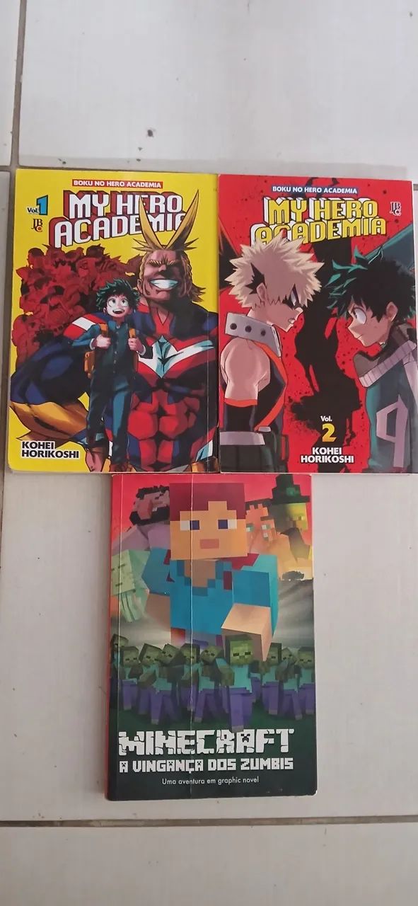 2 mangás e 1 HQ