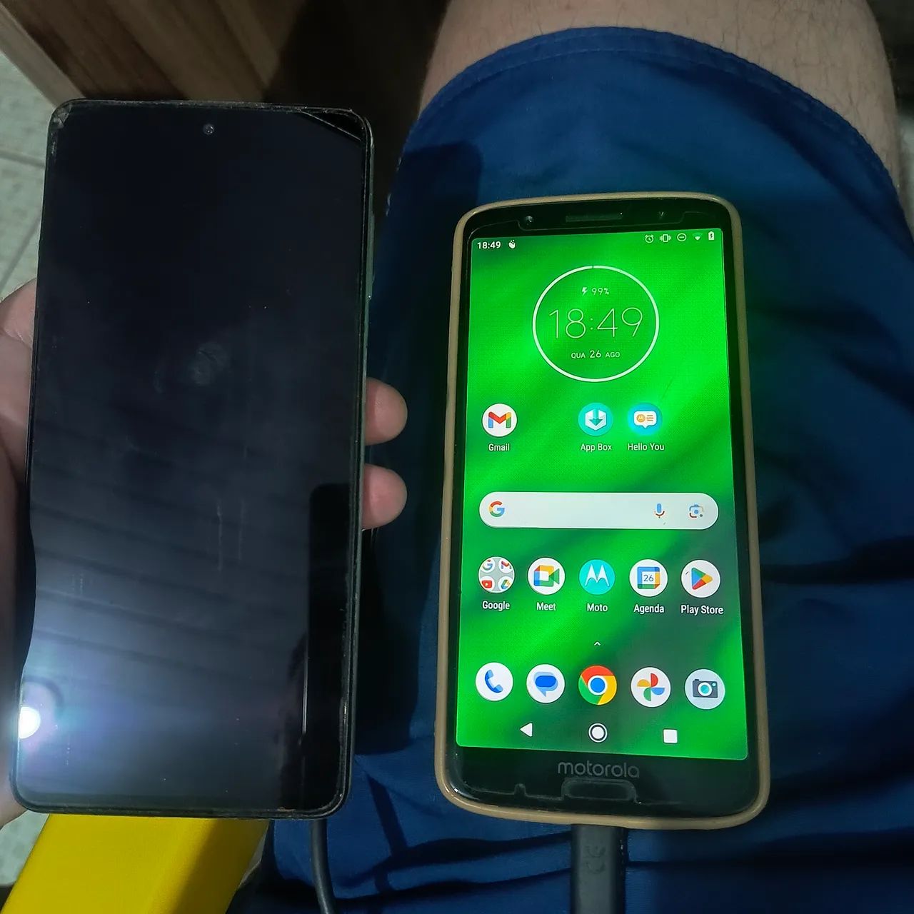 Vendo moto G6 plus e Samsung M52  - Foto 2