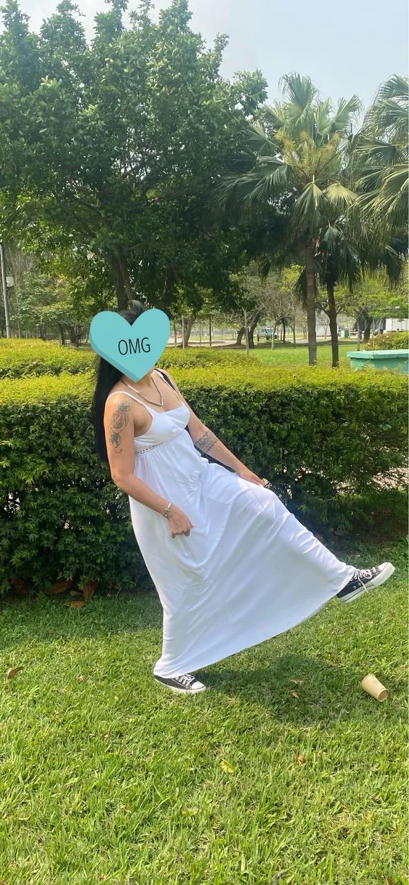 Vestido Branco Afghan