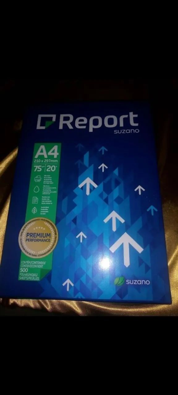 Folhas de papel A4 Report 