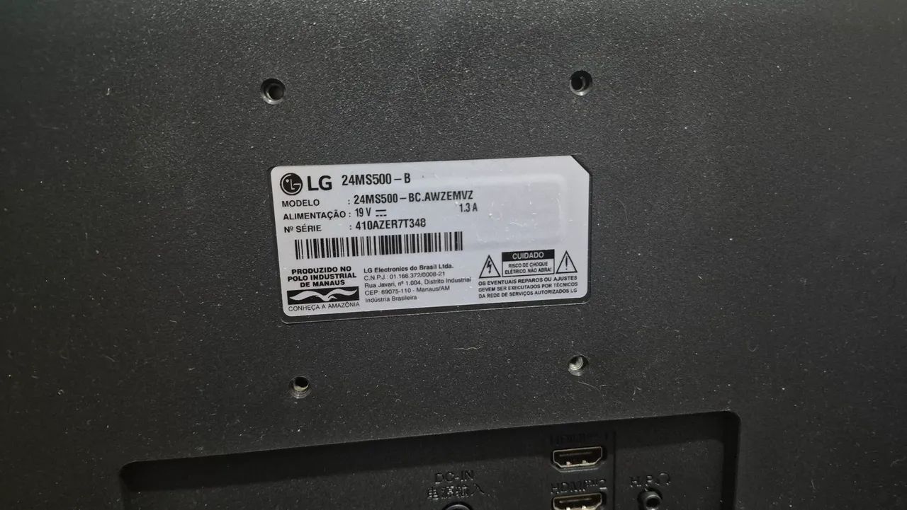 Monitor LG 25MS500 - PEÇAS - Foto 3