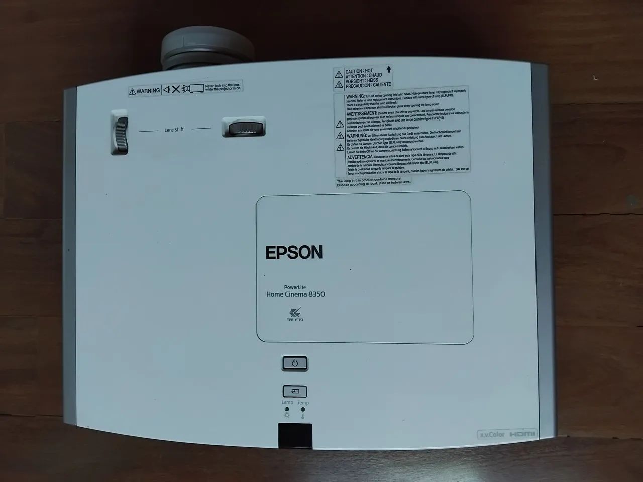 Projetor Epson Cinema 8350 - Foto 3