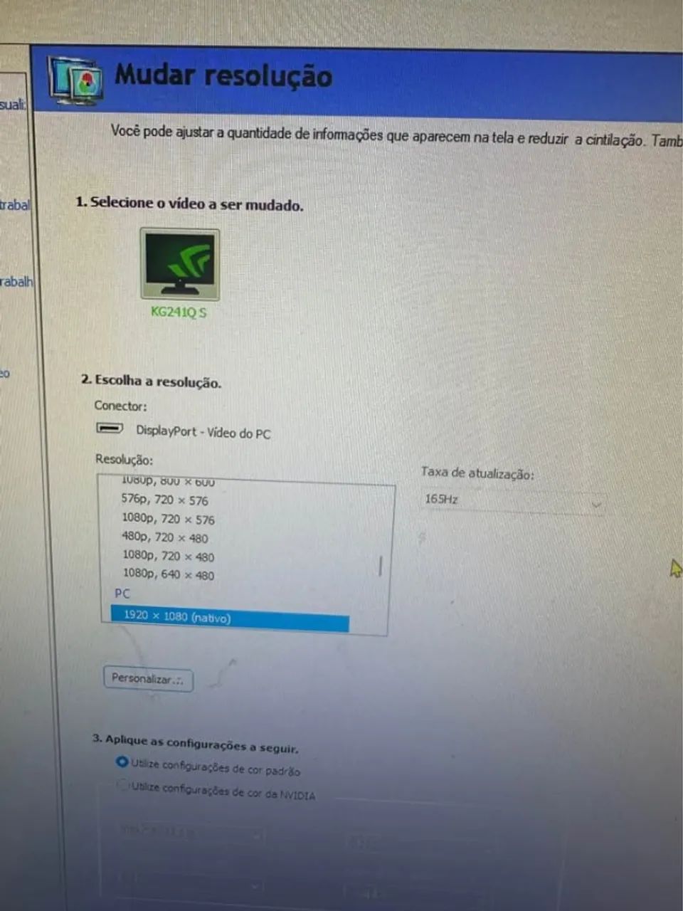 Monitor Acer 165hz 