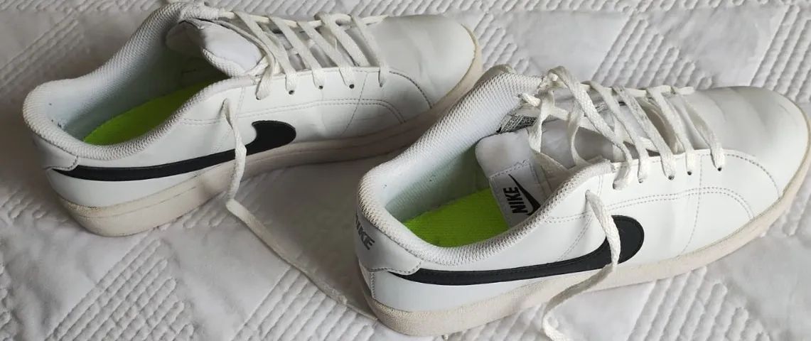Tenis Nike branco de couro - Foto 2