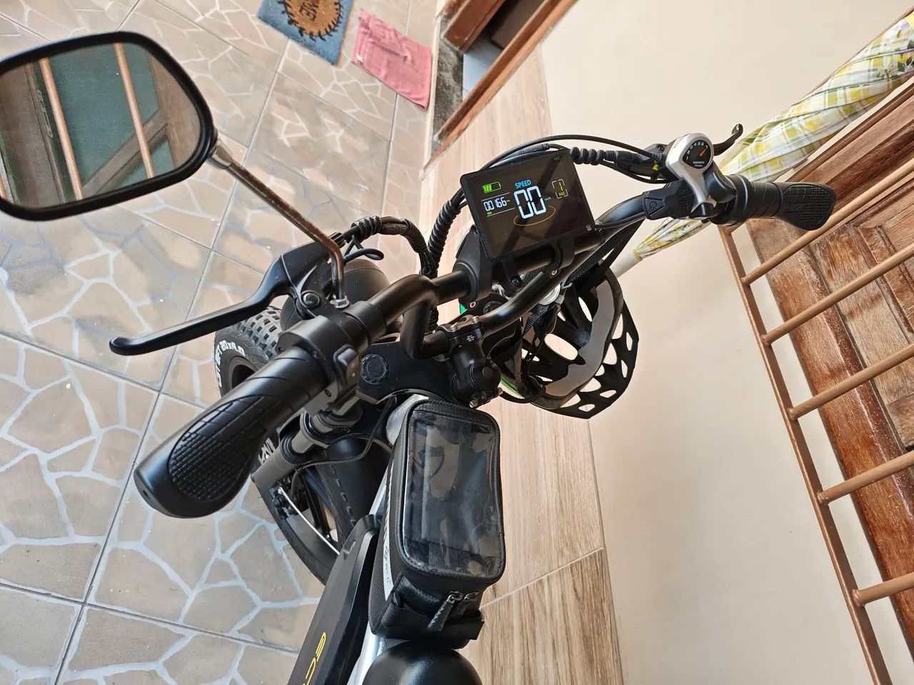 Bicicleta elétrica inox v9 zerada - Foto 3