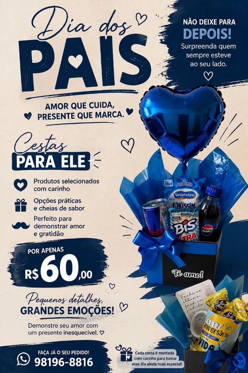CESTAS DE DIA DOS PAIS