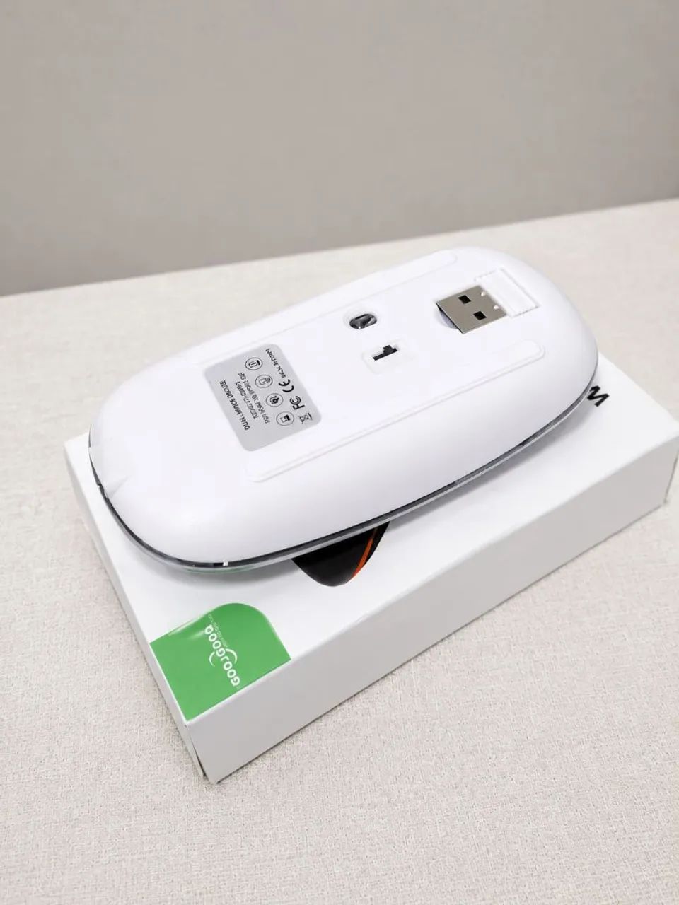 Mouse Sem Fio Prata - Bluetooth + 2.4g - Foto 4