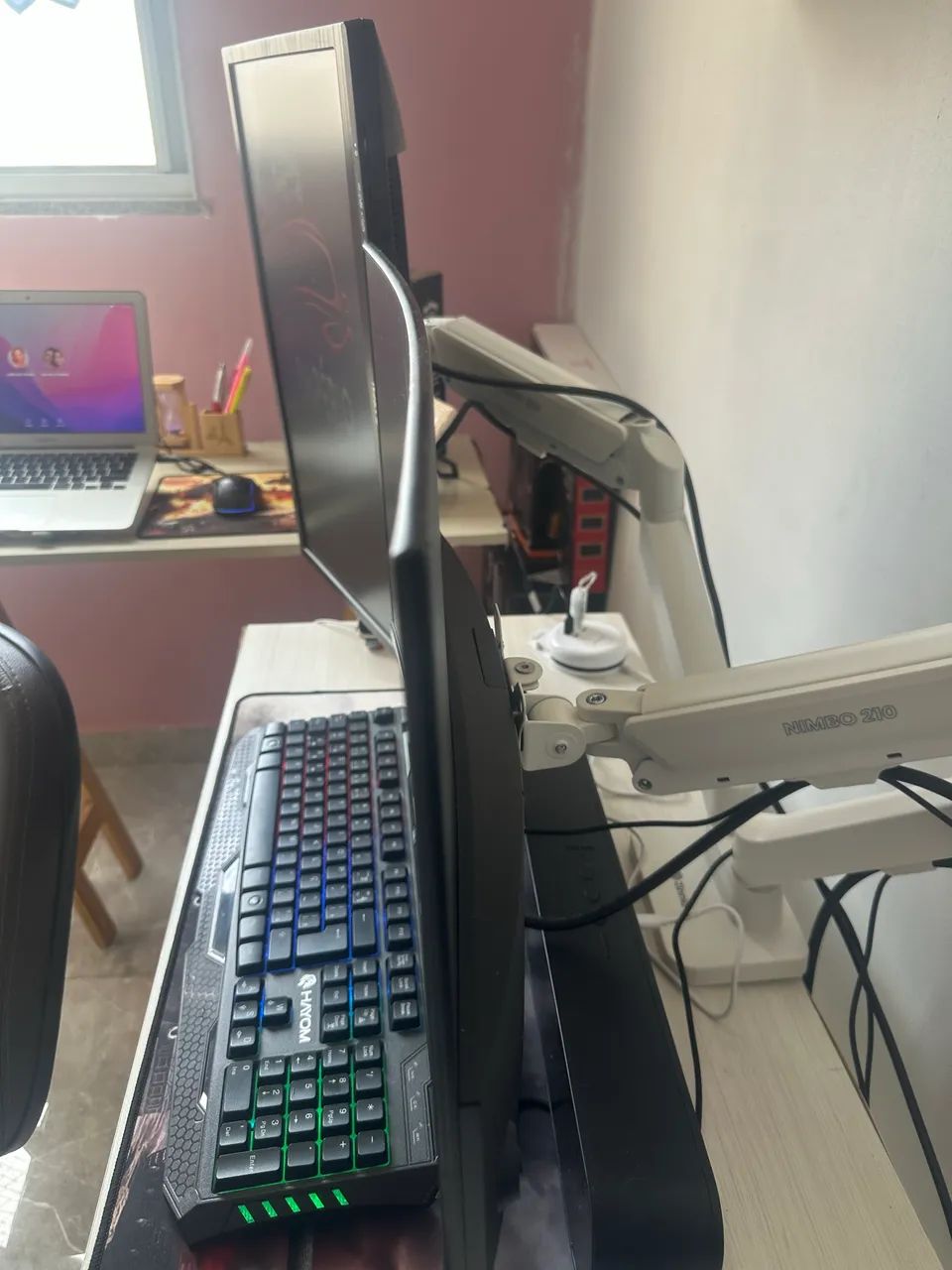 Pc Gamer  2 monitores  Mouse e teclado  Gabinete montado  - Foto 5