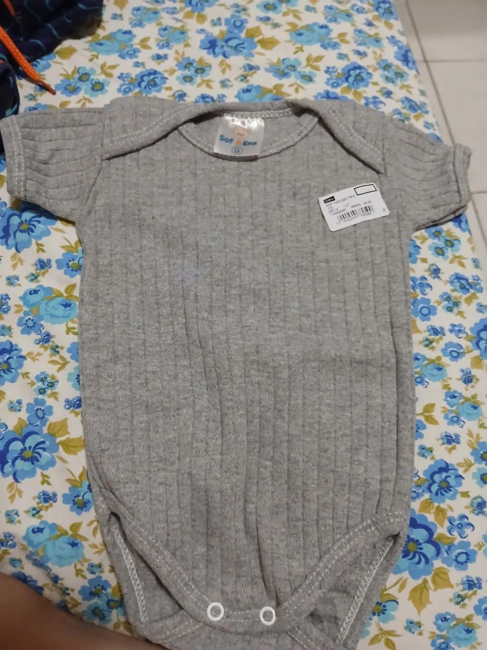 Roupa de bebê - Body canelado