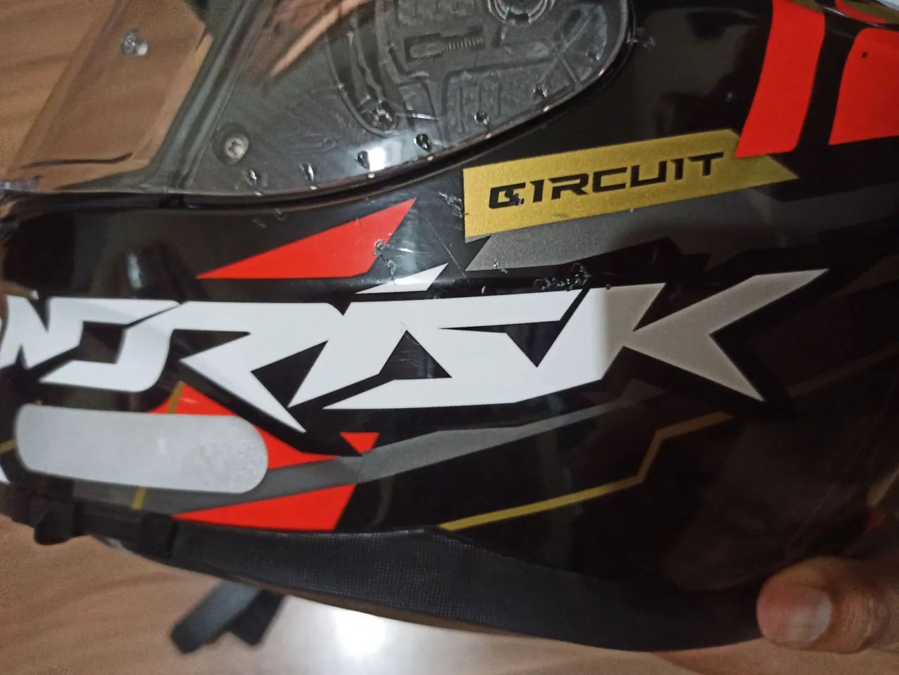 Capacete moto Norisk tamanho 60 - Foto 5
