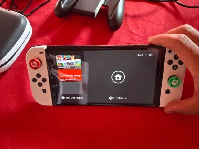 Nintendo Switch Oled desbloqueado sd512+case - Foto 2