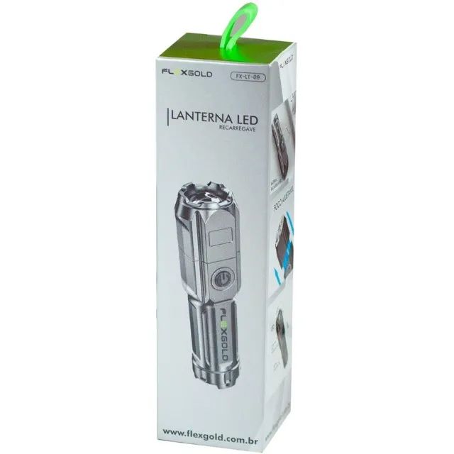 Lanterna Led 3 modelos Iluminação Recarregável - Flex - Foto 3