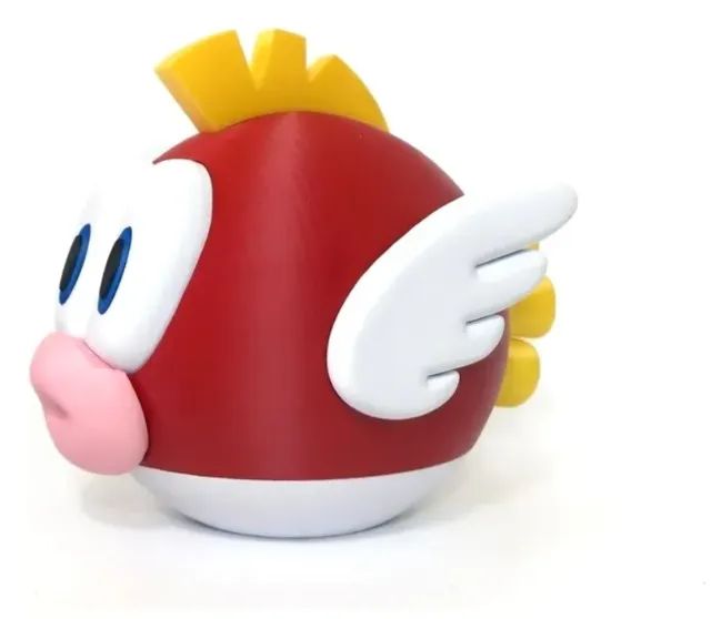 Boneco Decorativo Colecionavel Cheep Cheep- Super Mario Bros - Foto 2