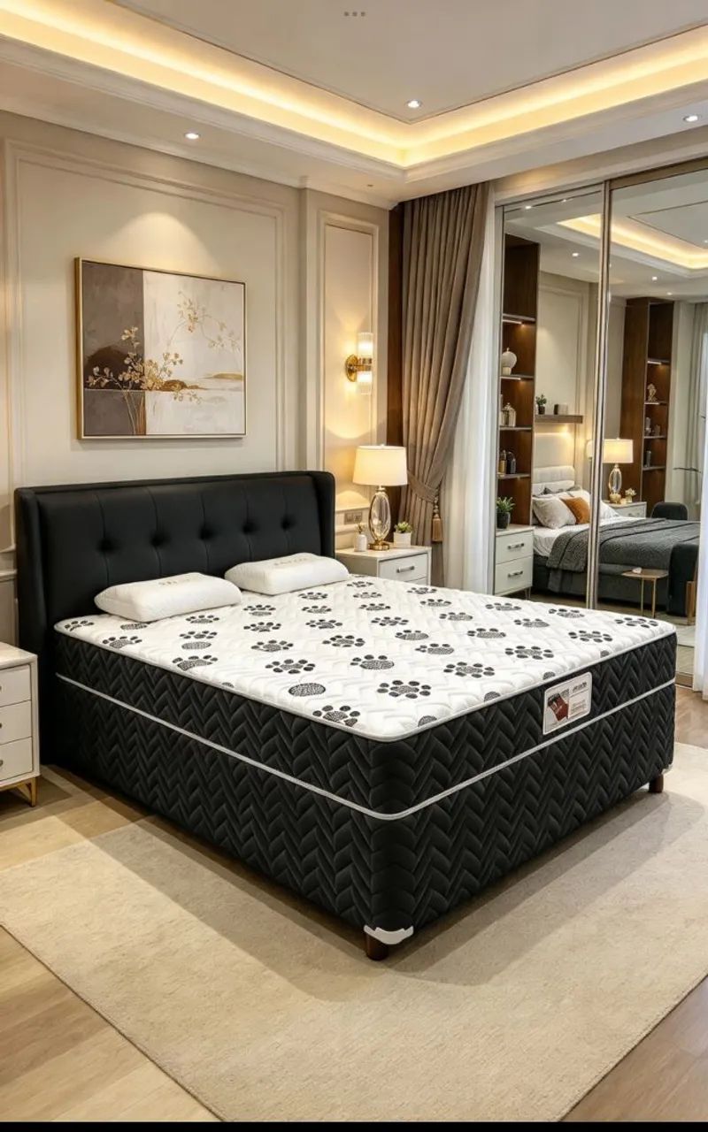 Cama box de casal 8cm d33  - Foto 2