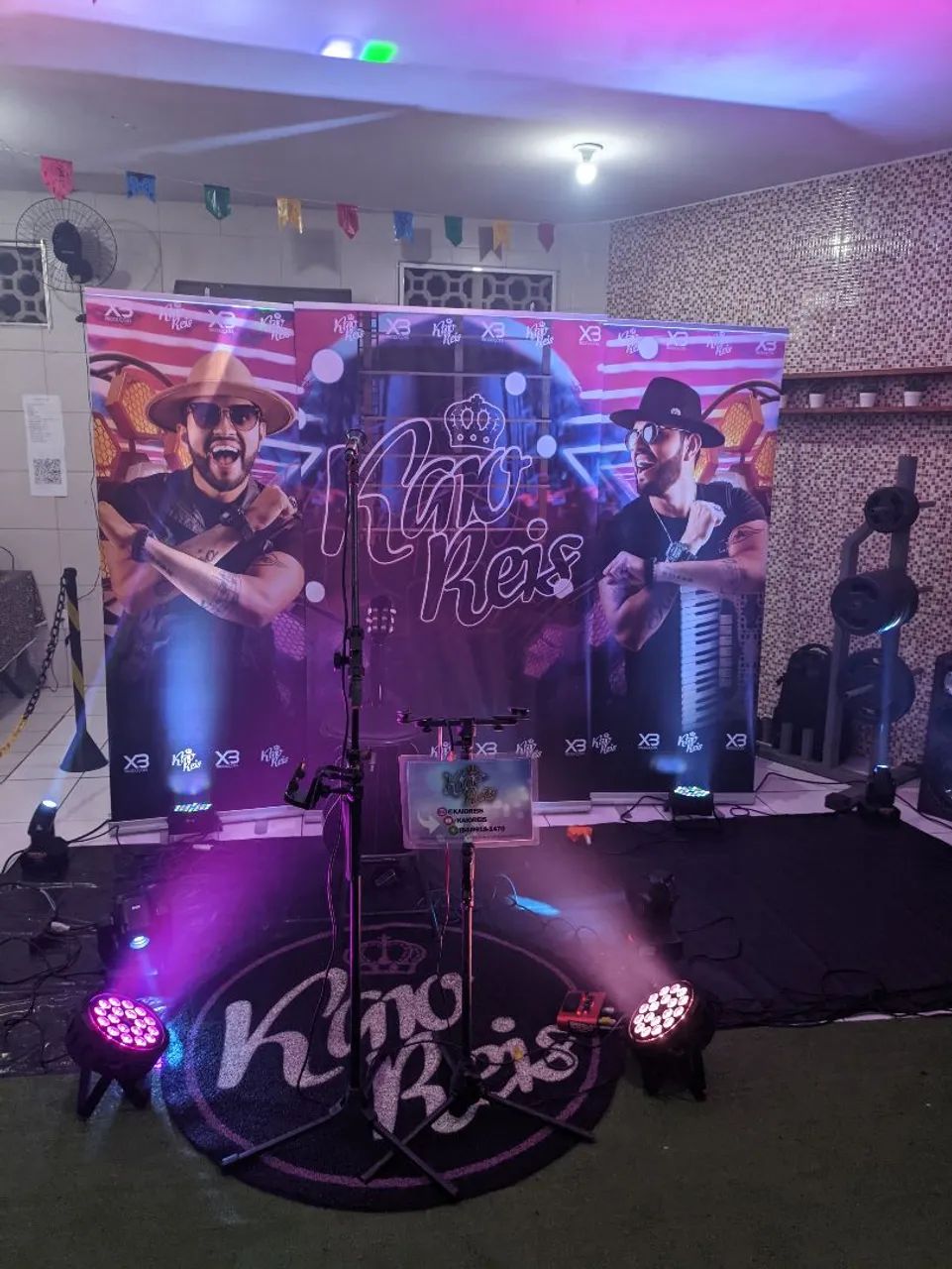 Show ao vivo - Som e iluminação 