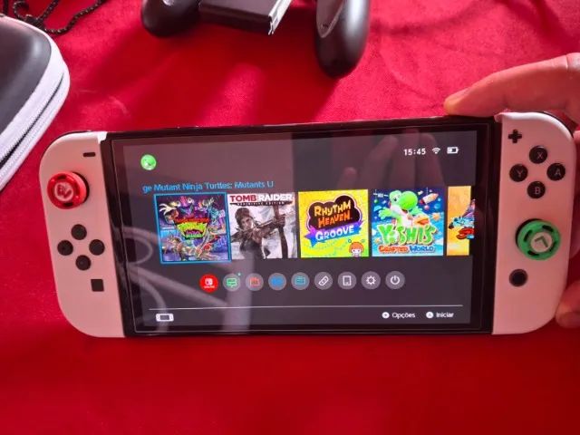 Nintendo Switch Oled desbloqueado sd512+case - Foto 3