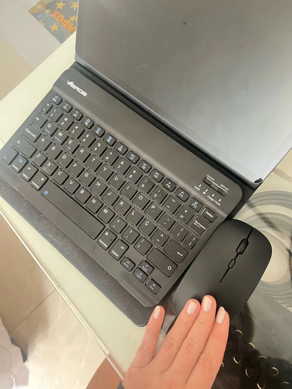 Kit Teclado + Mouse Bluetooth Sem Fio JP-T3000 - Foto 2