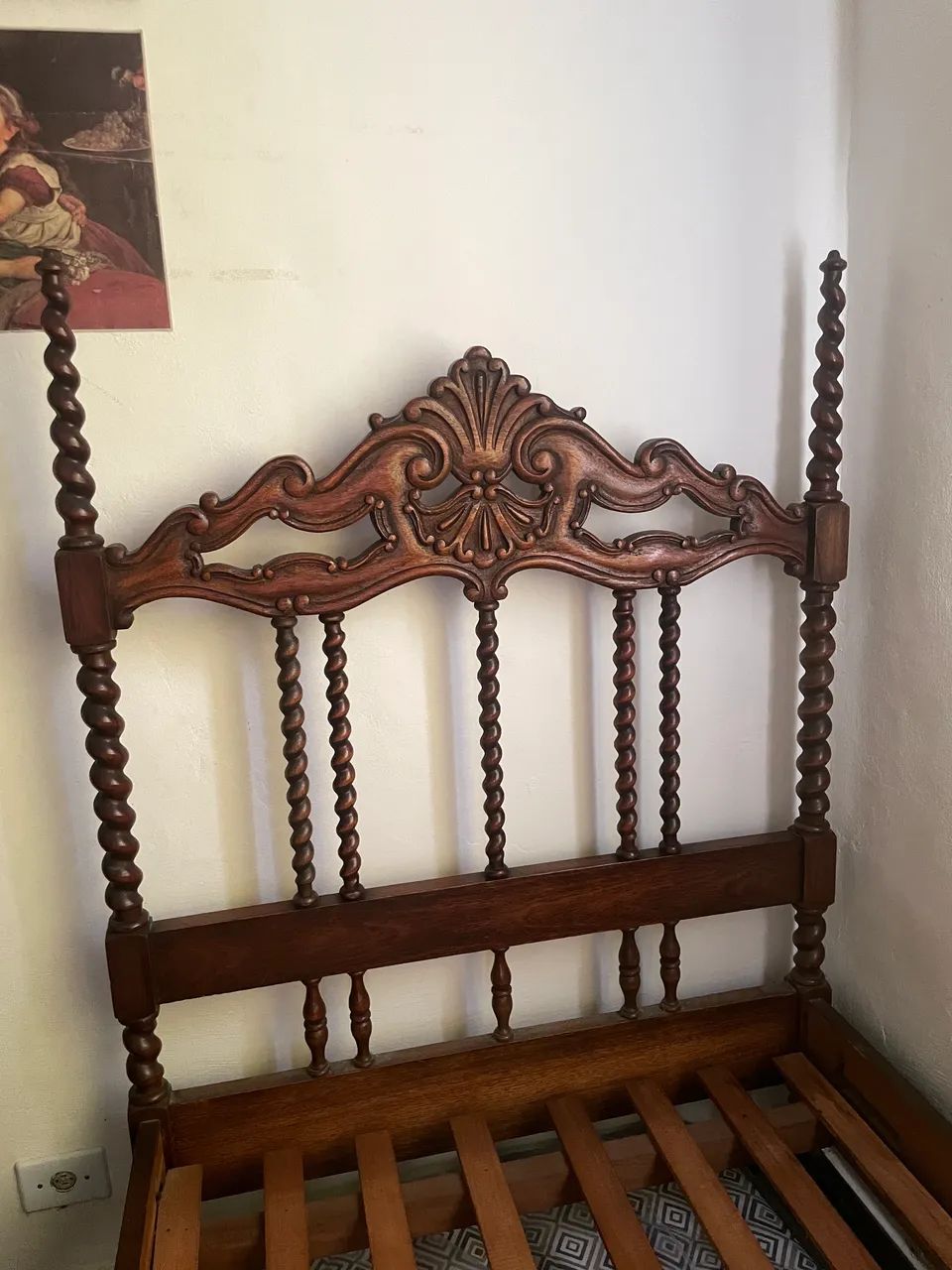 Cama de solteiro antiga - Foto 2