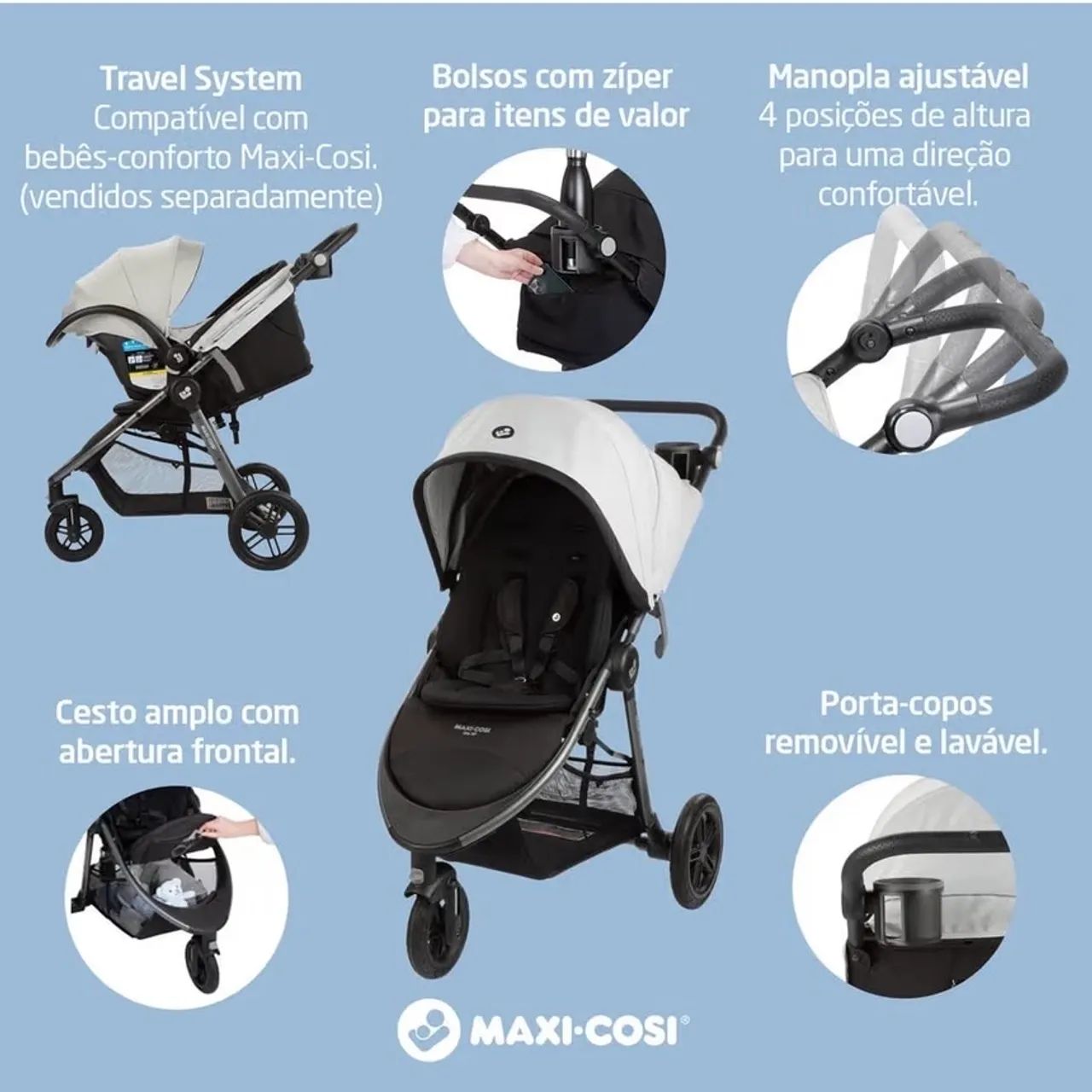Carrinho bebê Maxi-Cosi