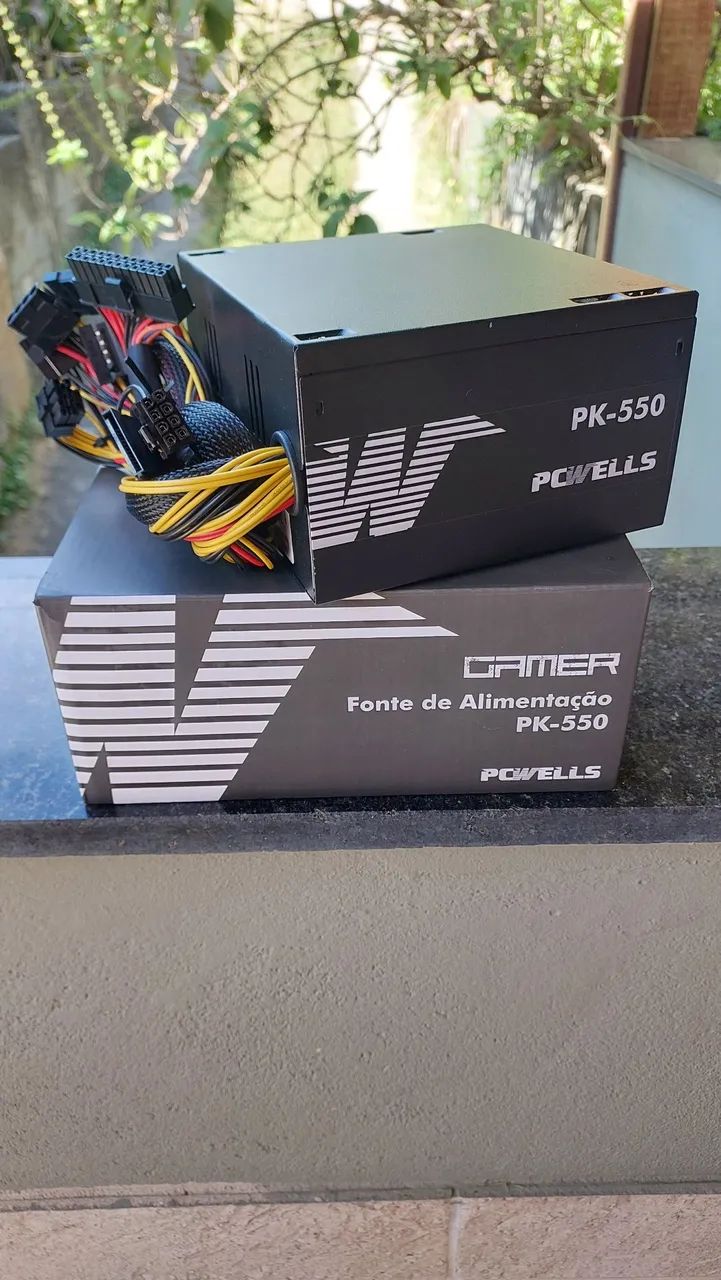 Fonte Gamer PC Wells PK-550 - Nova na Caixa  - Foto 2