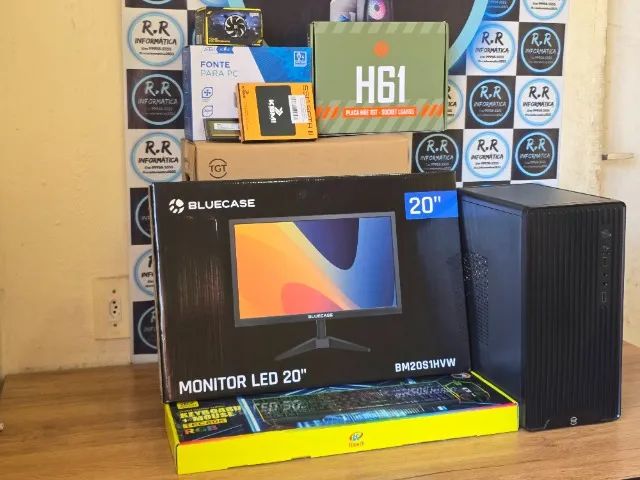 PC Intel Core i5, SSD, Kit Tec e Mouse, Monitor 20" - Foto 2