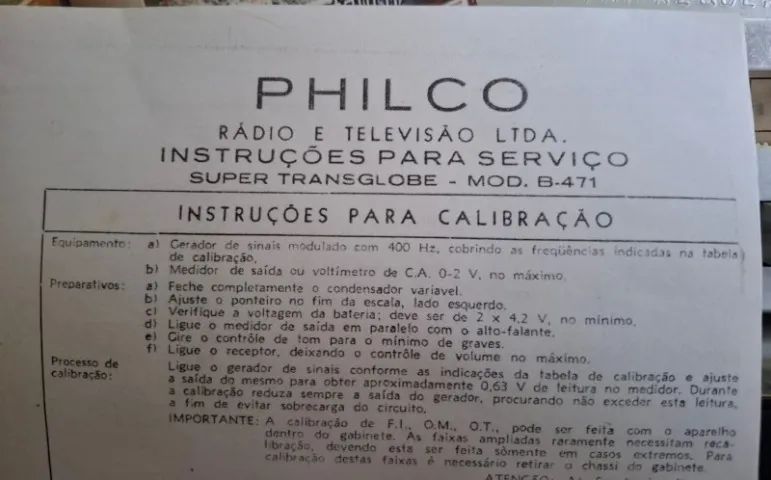 Radio Philco B-471 (1960) - Foto 5