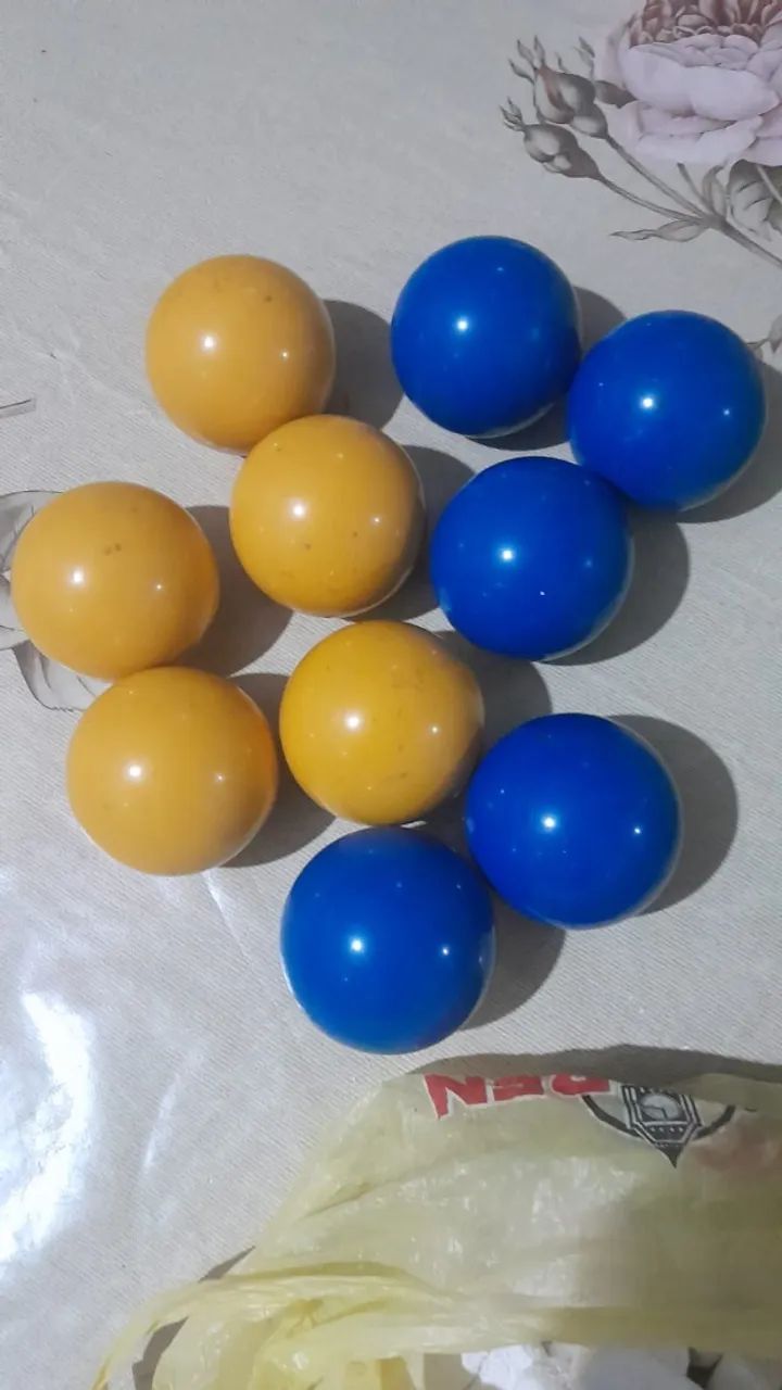 Bolas de Sinuca e Giz
