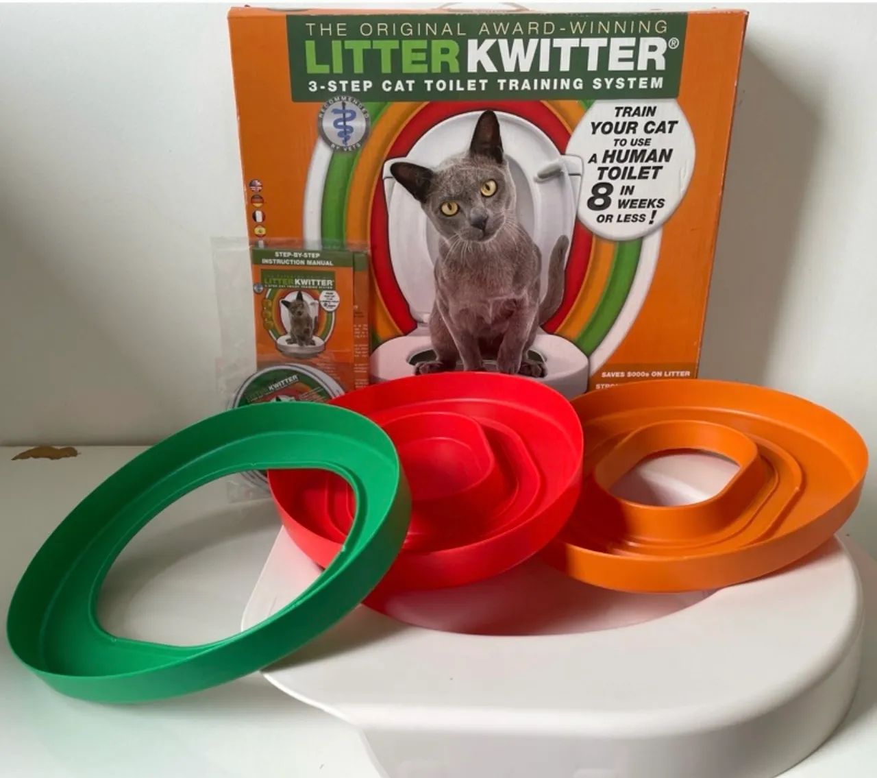 Kit treinamneto para banheiro Litter Kwitter para Gatos - Foto 3