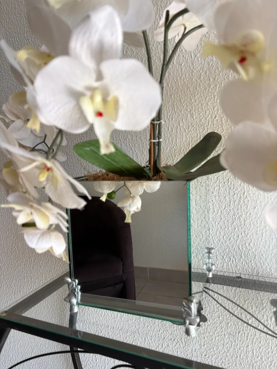 Vaso com orquídea 