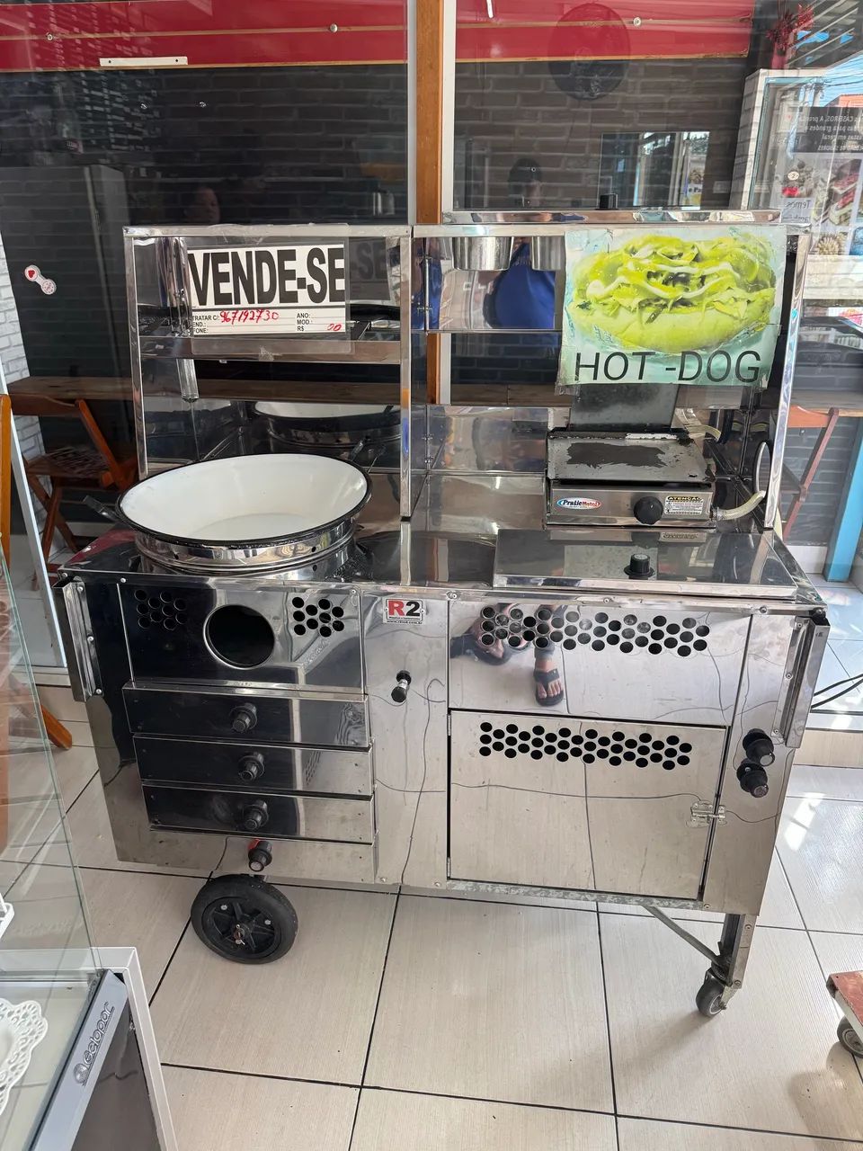 Vende se carrinho de lanche 3 em 1 - Foto 4