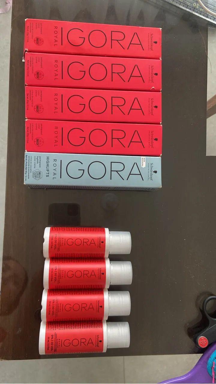 Tintas de cabelo Igora 