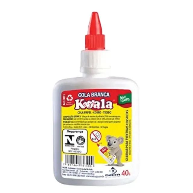 Kit 10 Unidades de Cola Branca 40G - Koala - Foto 3