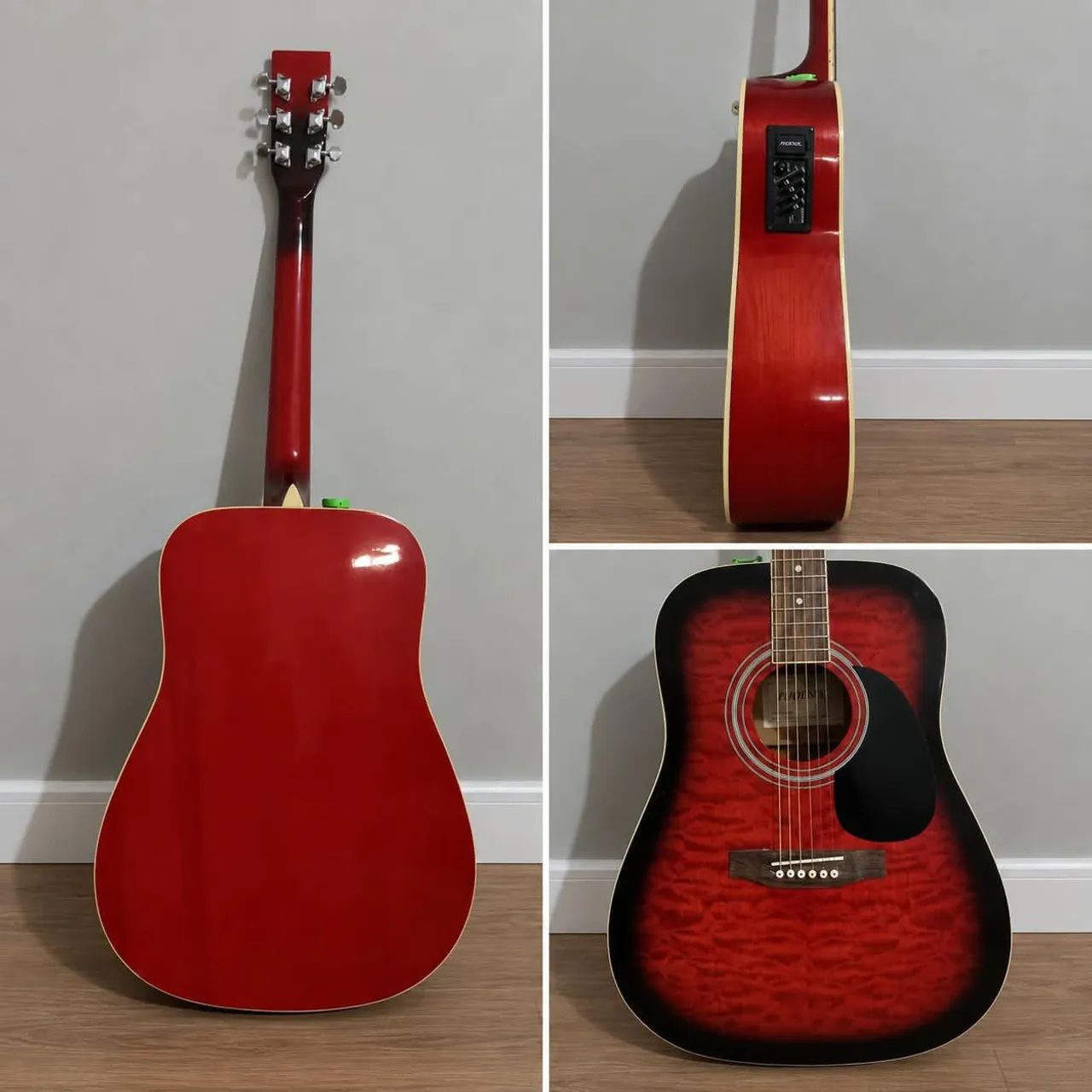 Violão Phoenix elétrico  - Foto 2