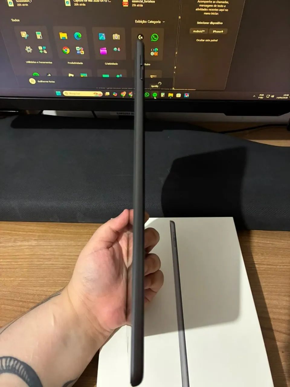 iPad 9ª Geração 10,2 - 64GB Prata - Completo + Acessórios | Ótimo Estado! - Foto 5