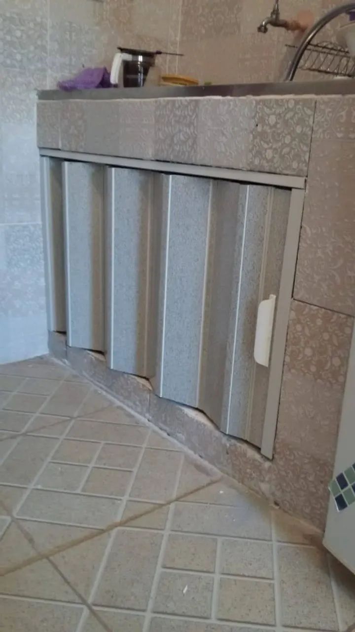 Porta Sanfonada e Fechamento de Pia - Venda com Instalação - Foto 5