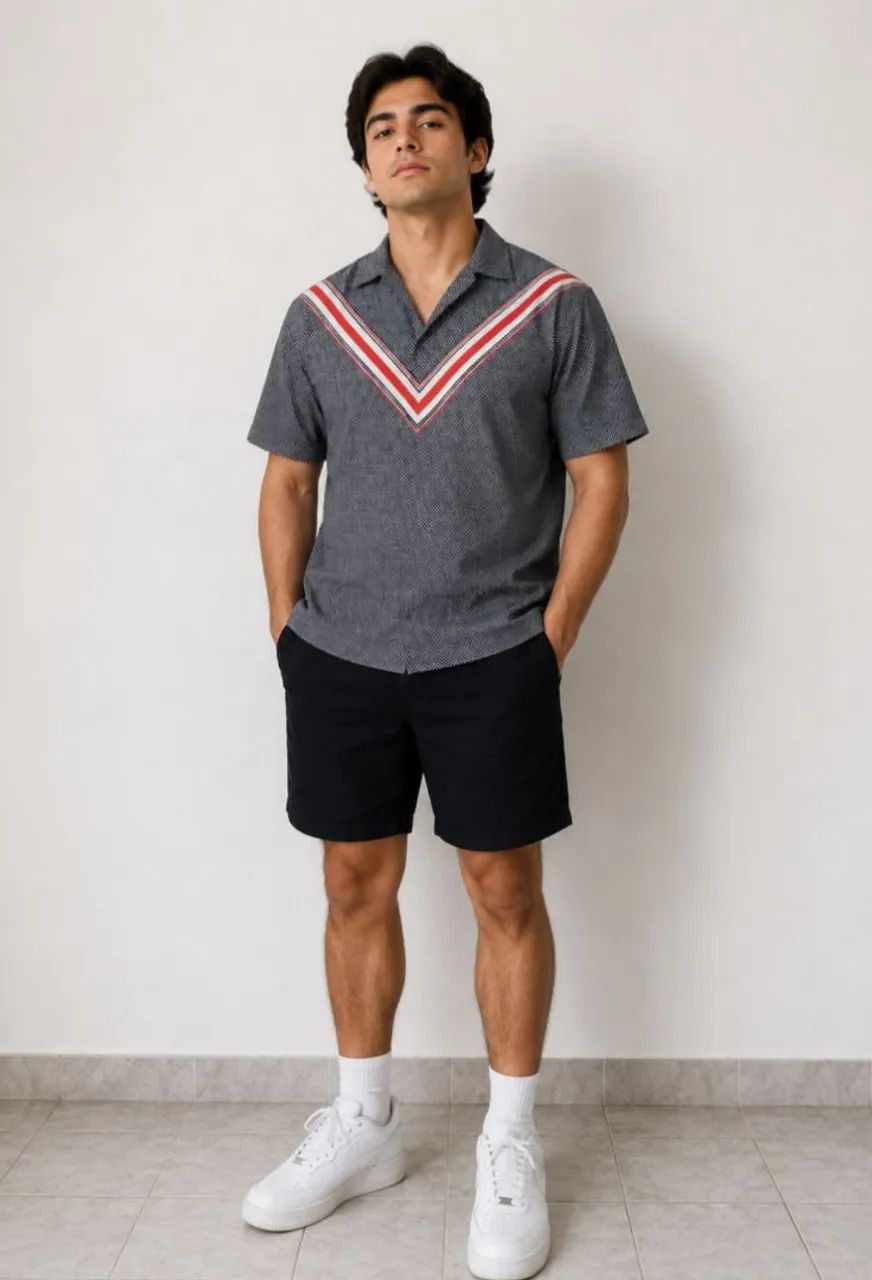 Camisa Louis Vuitton Masculina Estampada XGG 