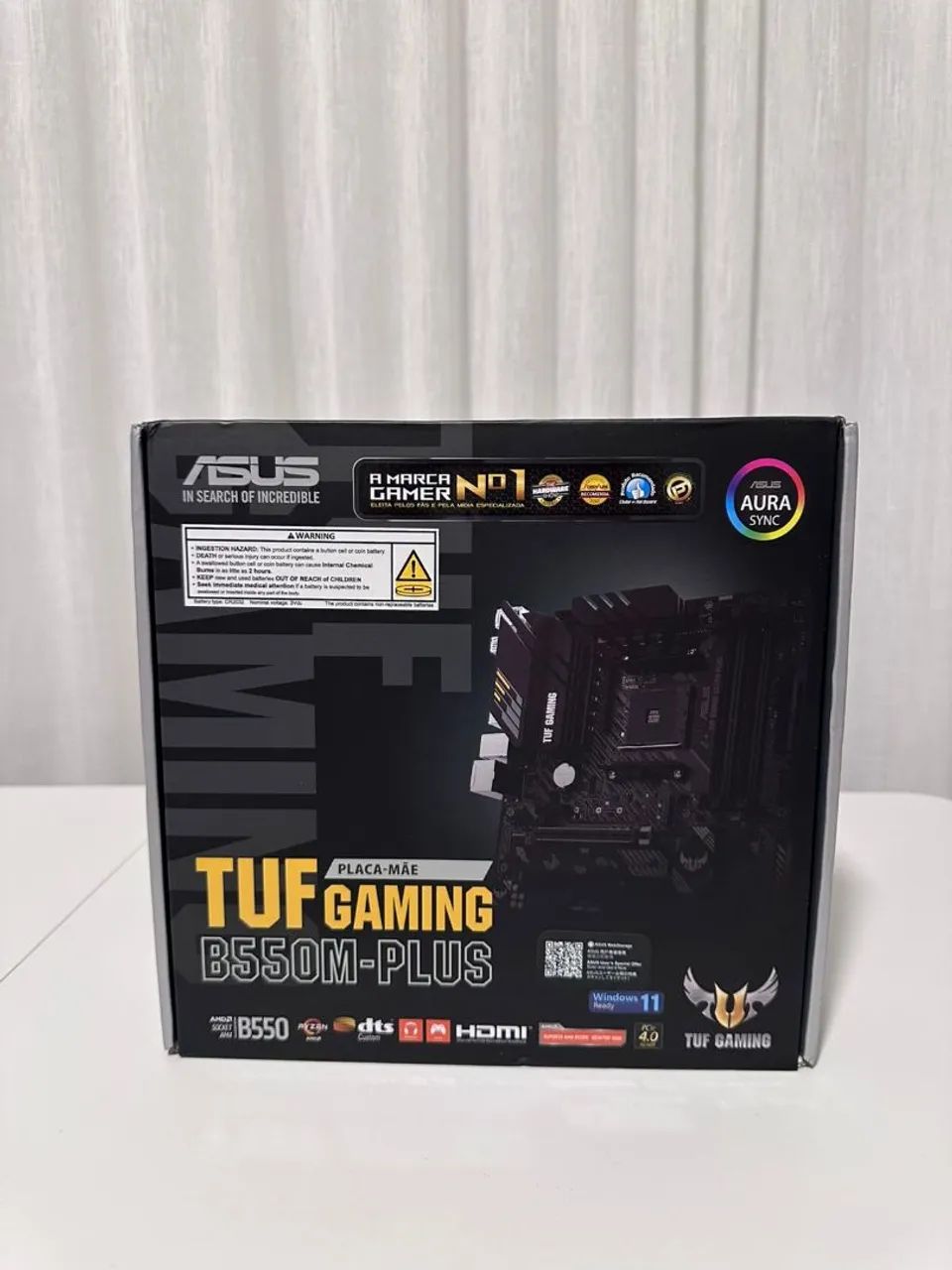 Placa Mae Asus TUF GAMING B550M-PLUS DDR4 Socket AM4