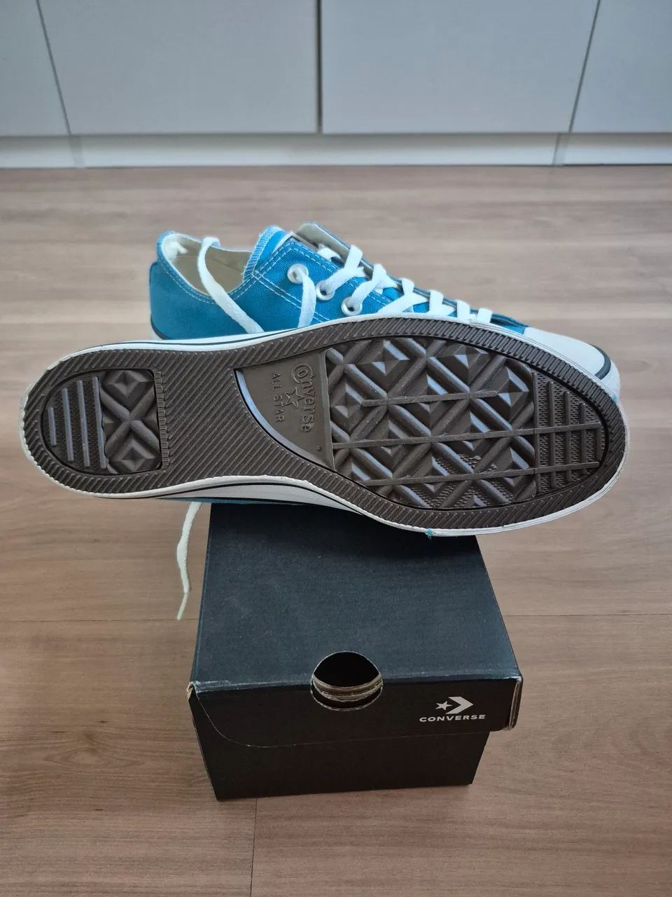 Tenis All Star Converse de Lona Azul - Foto 3